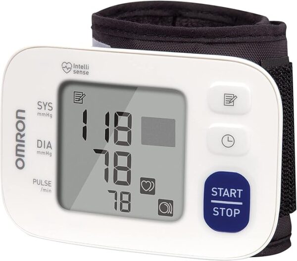 OMRON 3 Series Wrist Blood Pressure Monitor - Clinically Validated Wrist Blood Pressure Machine - Stores 60 Readings - Easy, One-Touch Operation