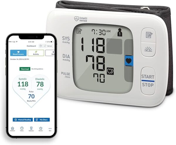 OMRON Gold Blood Pressure Monitor - Clinically Validated Wrist Blood Pressure Monitor - Use OMRON Connect App for Unlimited Free Measurements
