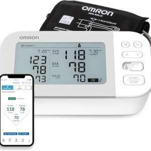 OMRON Gold Upper Arm Blood Pressure Monitor - Clinically Validated Blood Pressure Arm Cuff - Use OMRON Connect App for Unlimited Free Measurements