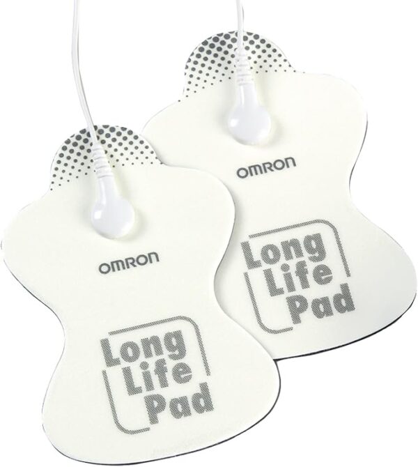OMRON Long Life Pads for OMRON TENS Unit - Pads for Electric Muscle Stimulator - Designed for Lower Back, Arm, Shoulder, Leg, and Foot
