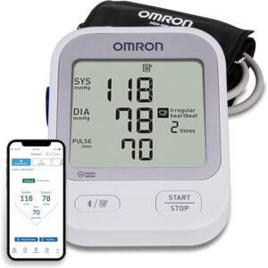 OMRON Silver Upper Arm Blood Pressure Monitor