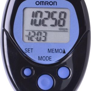 Omron Hj-113 Pocket Pedometer, Walking Style, Black, 1 Count (Pack of 1)