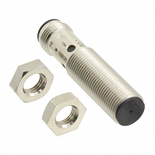OMRON E2B-M12KS04-M1-B1 12 MM Diameter, 4MM Sensing Distance, Brass, Cylindrical, E2B Series, M12 Connector, Metric Thread, Normally Open, PNP, Proximity Sensor, Shielded, Short Body