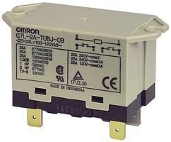 OMRON Electronic Components G7L-1A-TUB-J-CB-AC100 120 Power Relay SPST-NO 120VAC 30A Bracket