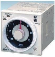 OMRON H3CR-A AC24-48/DC12-48 1.2S to 300H, 11-PIN, 12-48 VDC, 24-48 VAC, 50/60 HZ, DPDT, Multi-Function, Single Phase, Solid-State Timer
