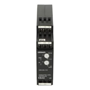 OMRON K8AK-LS1 24VAC/DC APPLICABLE AS A FLOATLESS SWITCH, CONDUCTIVE LEVEL CONTROLLER, EASY WIRING WITH FERRULES, FOR APPLICATION TO A WIDE RANGE OF LIQUIDS, SELF-HOLDING ON OR OFF OUTPUTS, SENSITIVIT