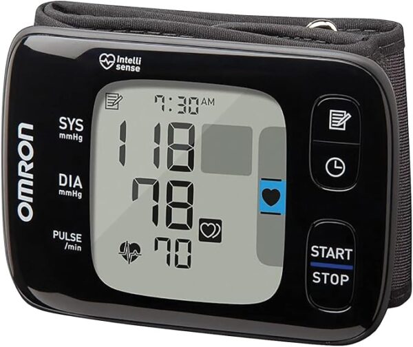 Omron 7 Series Wireless Wrist Blood Pressure Monitor, Black
