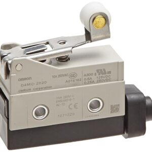 Omron D4MC-2020 High Utility Enclosed Switch, Economical, Short Hinge Roller Lever