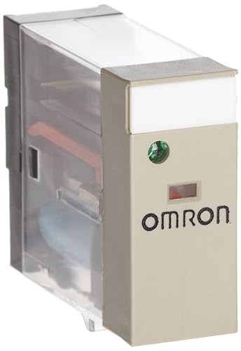 Omron G2R-2-SND DC24(S) General Purpose Relay LED Indicator and Diode Plug-In Terminals Double Pole Double Throw Contacts 21.6 mA Rated Load Current 24 VDC Rated Load Voltage
