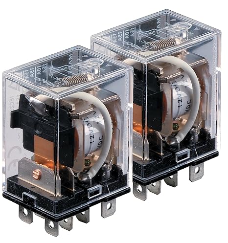 Omron LY2-AC24 (Pack of 2) General Purpose Relay, 53.8 mA at 50 Hz and 46 mA at 60 Hz Rated Load Current, 24 VAC Rated Load Voltage