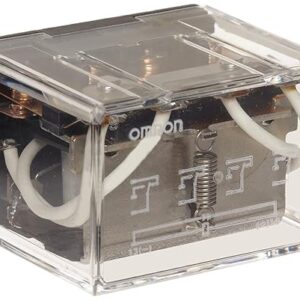 Omron LY4-D DC24 General Purpose Relay, Diode Surge Suppression Type, Plug-In/Solder Terminal, Standard Bracket Mounting, Single Contact, Quadruple Pole Double Throw Contacts, 69 mA Rated Load Current, 24 VDC Rated Load Voltage